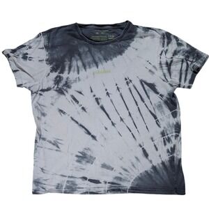 Denim & Flower T-Shirt Women XL Grey Black Tie Dye Paradise Paradise 90s Grunge